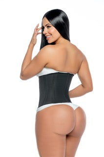 Faja reductora de cintura 830 con forma de reloj de arena | Faja de compresión firme con 14 varillas de acero