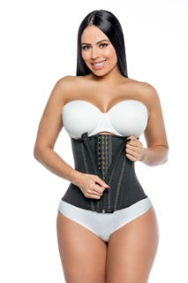 Faja reductora de cintura 830 con forma de reloj de arena | Faja de compresión firme con 14 varillas de acero