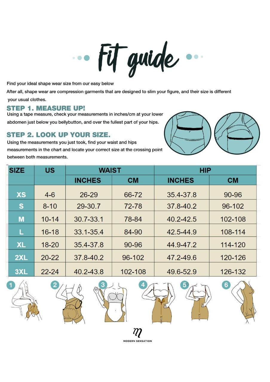 Faja Colombiana con 15 Varillas de Acero | Faja Reductora para Control de Espalda y Abdomen