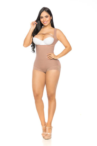 Modern Sensation 410- Cheeky bodysuit with silicone lace
